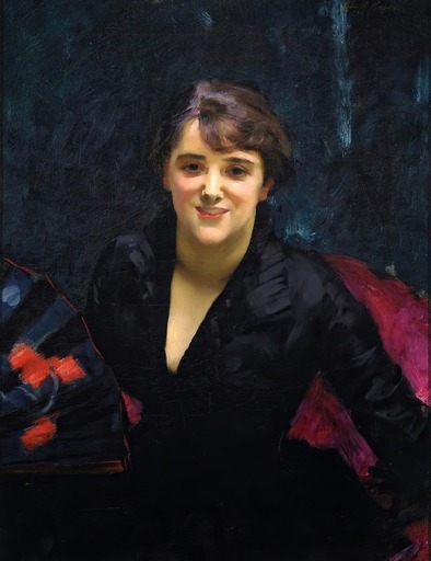Oil painting of Eugenia Errázuriz by John Singer Sargent